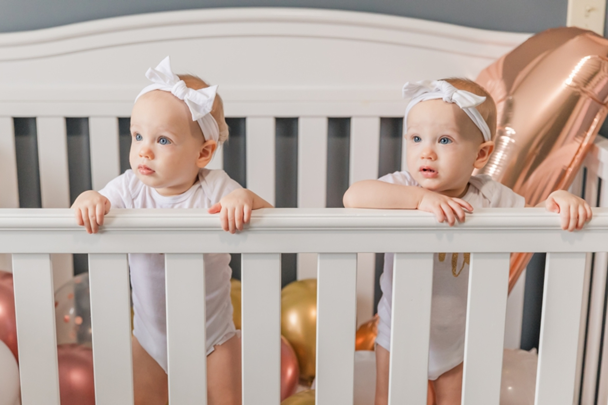 Duke Twins First Birthday Session | By Nashville Family Photographer Janet Henry Photography