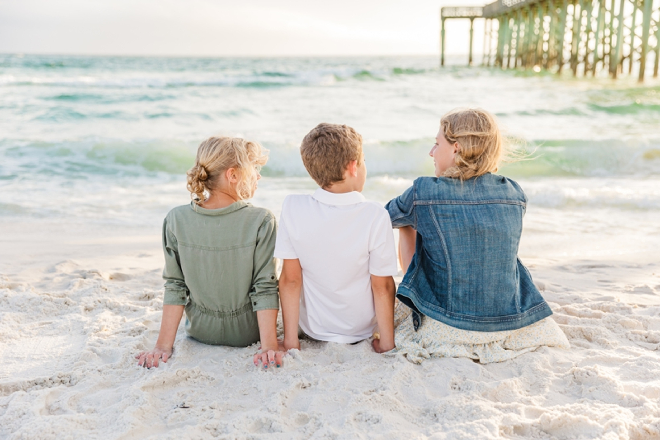 Fall Break Beach Session | The Caseys | St. Andrew's State Park, FL