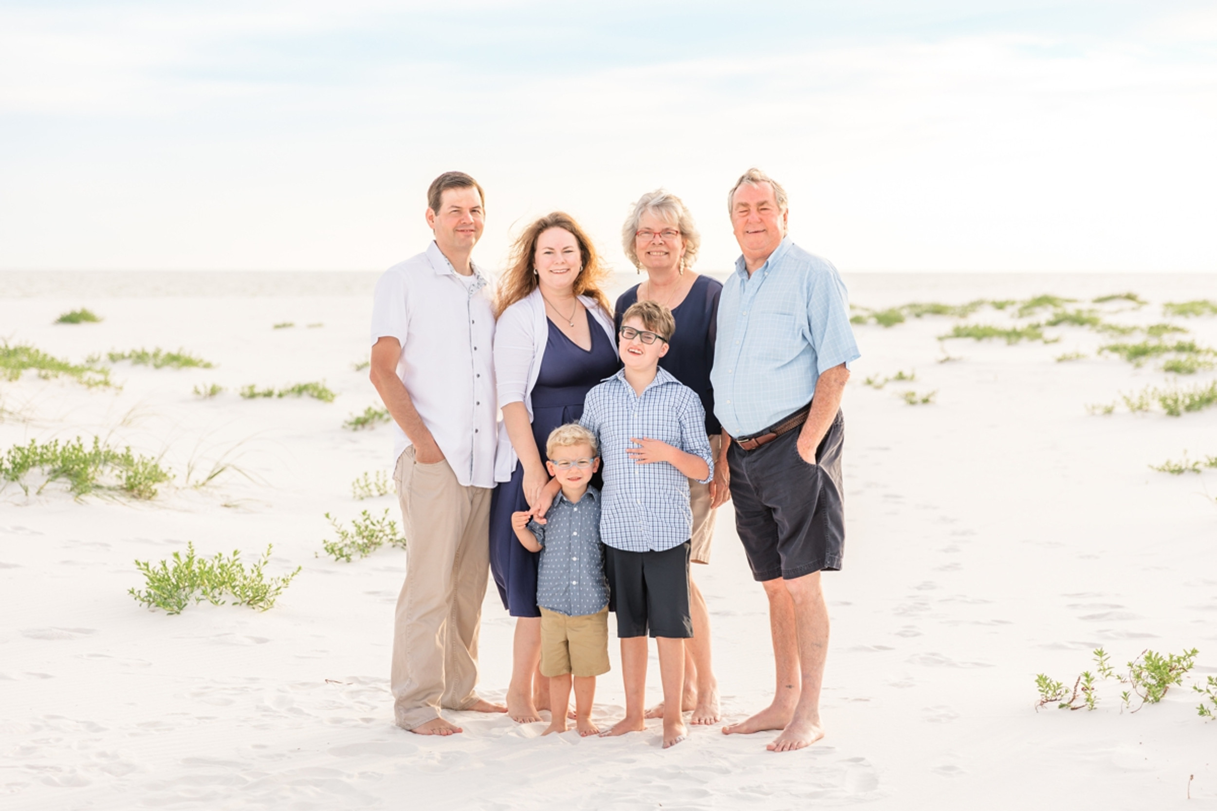 Fall Break Beach Family Portraits | Pensacola Beach, Florida | The Dibblee Family